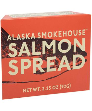 Alaska Smokehouse Spread Serving Design, Salmon 21 Ounce (Pack of 6)