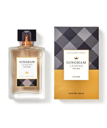 Bath and Body Gingham Legend Cologne for Men | 3.4 Fl Oz