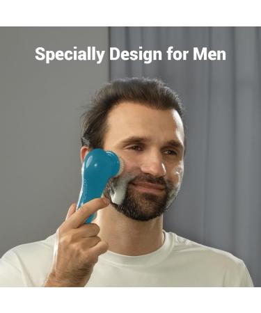 TOUCHBeauty Gesichtsb rste f r M nner Skin Scrubber mit fortschrittlichen 6 Grad oszillierenden Vibration Reinigungstechnologie TB-1487(Blau) Black - Buy Online on GoSupps.com