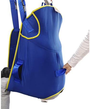 Universal Patient Lift Sling Medical Padded Sling with Head Support Divided Leg Shower Sling for Transfers from Bed to Wheelchair - Buy Online on GoSupps.com