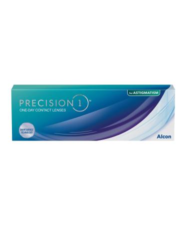 PRECISION1 Toric daily soft lenses 30 pieces / BC 8.5 mm / DIA 14.5 mm / CYL 1.25 / AXIS 170 / +1.50 diopters colorless
