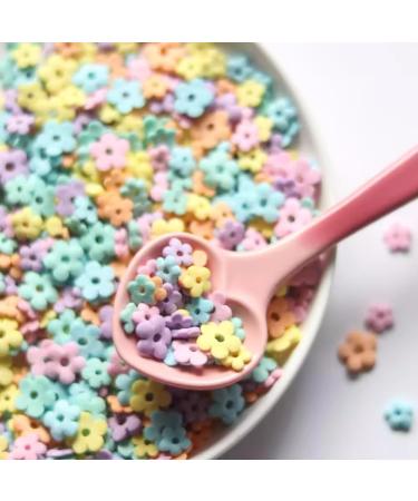 Edible Candy Cake Decoration Macaron Flowers 70g Valentine's Day Birthday Halloween Thanksgiving Christmas Party Team Dinner Cake Biscuit Ice Cream topper Dessert Sprinkles - Buy Online on GoSupps.com