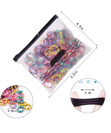 100PCS Baby Hair Ties - Soft Cotton Multicolor Hair Bands for Girls | Elastic Scrunchies for Ponytails - Bamboo Knot Design - Buy Online on GoSupps.com