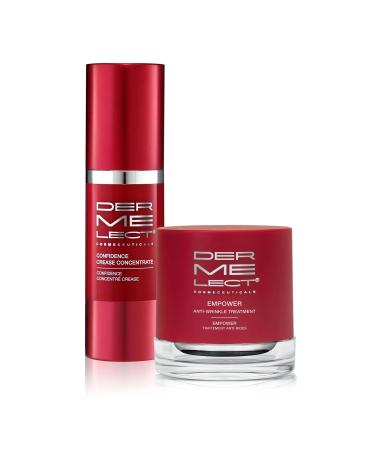 Dermelect MUST-HAVE ANTI-AGING DUO (Dermelect Confidence Crease Concentrate & Dermelect Empower Anti-Wrinkle Treatment for Face)