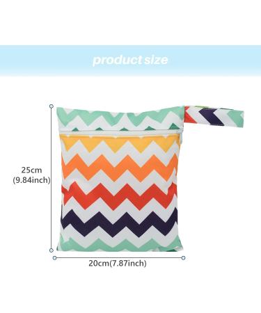 ALLY-MAGIC Wet Bag: Washable Cloth Diaper Bags with Zippers - Daycare Organizer for Swimsuits and Wet/Dry Clothes - Hanging Storage Bag - Buy Online on GoSupps.com