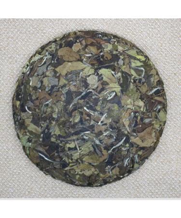 HELLOYOUNG 350g G teau de th blanc la pivoine blanche biologique chinoise Th Pu'er Sans additif Aliment vert avec une saveur parfum e aromatique et rafra chissante Th pu-erh Pu'er Tea