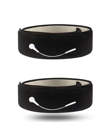 Knee Brace Electrodes with Silver Conductive Silver Fiber Electrode Knee Pads Compatible with TENS/EMS(Please wet the conductive silver cloth before use)