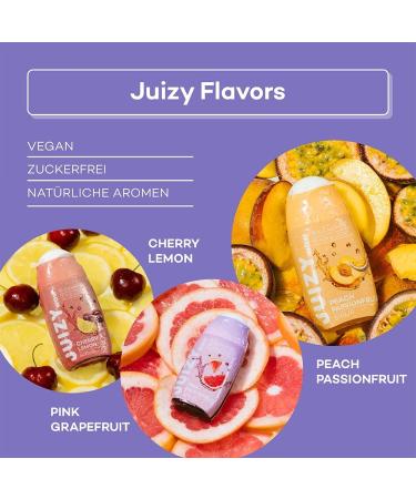 Shop Juizy WoW Sugar-Free Syrup 3 x 65ml Bundle | Zero Calorie Vegan Beverage | Pink Grapefruit Cherry Lemon Peach PassionFruit | Up to 36L Natural Flavor - Buy Online on GoSupps.com