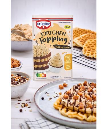 Buy Dr. Oetker Caramel & Chocolate Tartlet Topping - 83g | Premium International Shipping - Buy Online on GoSupps.com