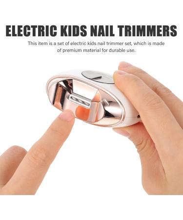 FOMIYES 1 Set electric nail clipper Kids Nail Polishing Tool electric nail trimmer manicure battery nail file Electric Kids Nail Trimmers baby plastic nail portable white 7.8x8cm White - Buy Online on GoSupps.com