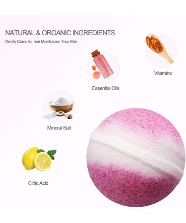 Organic & Natural Handcrafted Bath Bombs Gift Set - 12 Pieces by TTRWIN - Buy Online on GoSupps.com