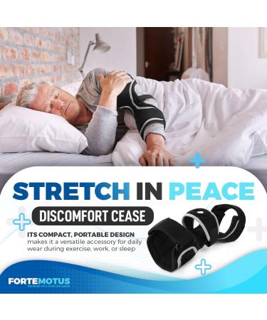 Elbow Brace Support for Cubital Tunnel Syndrome | Tendonitis Splint for Men & Women | Premium Black Medium Elbow Support & Protection - Buy Online on GoSupps.com
