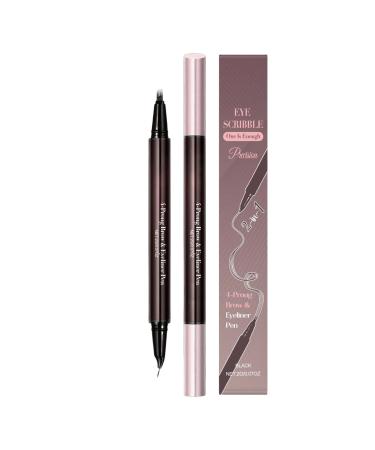 Eyebrow Pencils For WomenDouble Sided 2in1 Liner Pen For Eyebrows And Eyes Eyeliner Beauty Makeup Dating Parties And Gatherings Women And Girls