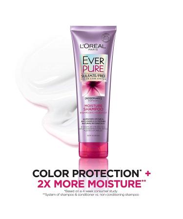 L'Oreal EverPure Sulfate Free Moisture Shampoo - 8.5 Fl. Oz | Hydrating Hair Care - Buy Online on GoSupps.com