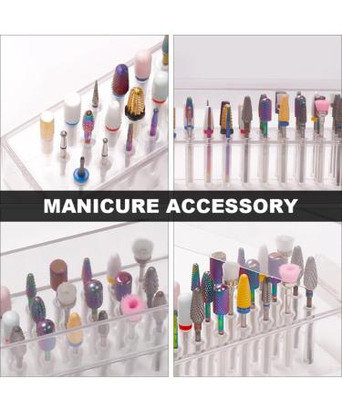 minkissy Nail Art Storage Box Magnetic Sockets Nail Bit Holder Plastic Container Nail Drills for Acrylic Nails Professional Nail Stuff Nail Tools Container Nail Drill Bit Holder Manicure - Buy Online on GoSupps.com