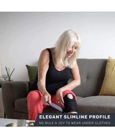 EXOUS BODYGEAR Knee Brace for Meniscus Tear Support - Size Medium | Adjustable NonSlip Wraparound Strap, Dual Side Stabilizer for Arthritis, ACL, MCL Pain - Patented Design for Patella Stability - Buy Online on GoSupps.com