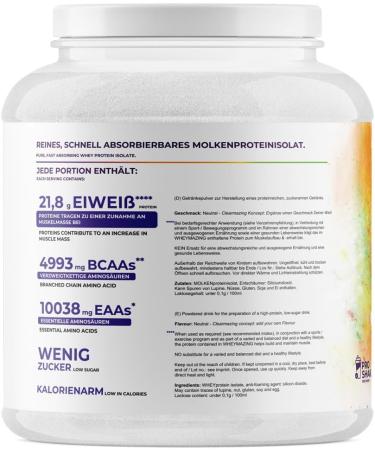 Clearmazing Clear Whey Isolate 1kg - 87% Protein Lactose-Free Tasteless No Sweeteners 40 Portions - International Shipping - Buy Online on GoSupps.com