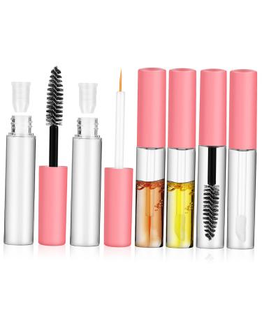 Housoutil 6 Pcs Empty Bottle Lengthening Mascara Lash Tool Empty Mascara Tube Refillable Tubes