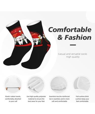 I M Friends With The Tooth Fairy Sock Thickened Stylish Thermal Socks Soft Non Slip for Men Women 12 Inch Socks Style 8 One Size - Buy Online on GoSupps.com