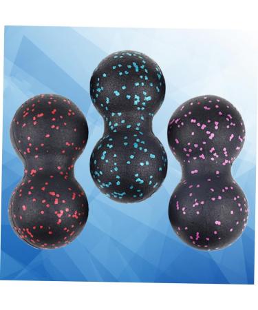 TOVINANNA Peanut Massage Ball Set - 3 Pack Peanut Back Roller & Yoga Ball for Shoulder Relief | International Shipping - Buy Online on GoSupps.com