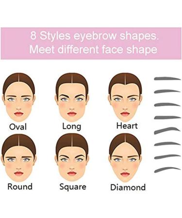 Professional 3D Eyebrow Assistant Multiple Styles Easy Simple Shaping for Beginners and Professionals - Buy Online on GoSupps.com