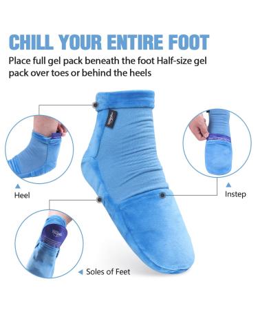 Hilph Cold Therapy Socks - Pain Relief for Neuropathy, Chemotherapy, Plantar Fasciitis - Large Size - Buy Online on GoSupps.com