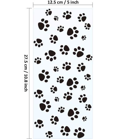 100 Pieces Pet Paw Print Cellophane Bags with Twist Ties - Ideal for Dog & Cat Treats - Heat Sealable - Pet Party Favor Bags - Black - Buy Online on GoSupps.com