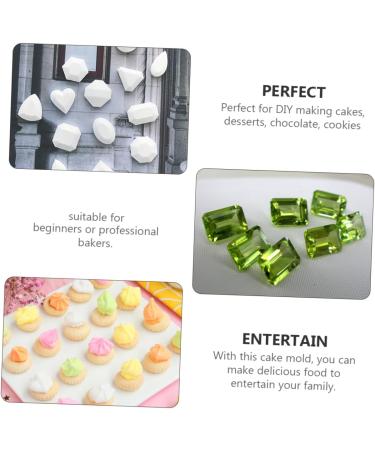 Cabilock 9 Pcs Baking Mold Silicone Chocolate Molds Pastry Silicone Mold Jelly Pink Cake Machine 7X7X1CMx3pcs Pinkx3pcs - Buy Online on GoSupps.com