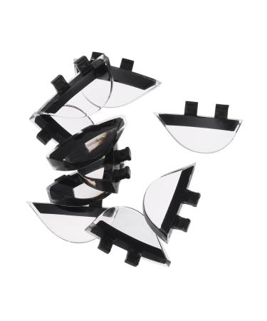minkissy 10 pairs of glasses nose pads shot glasses silica gel white non-slip sunglasses white 1.7x1cm