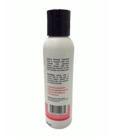Adama Ancient Minerals Toner with Calendula - 4 oz Liquid | Natural Skin Care for All Skin Types - International Shipping Available - Buy Online on GoSupps.com