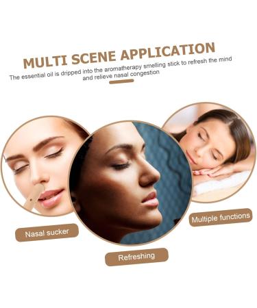 FOMIYES Smell Stick Essential Oil for Diffuser Essential Oil Inhaling Diffuser Nasal Tube Inhaling Stick - Buy Online on GoSupps.com