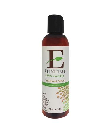 ELIXIRME Hair Serum for Frizzy Hair  Repair  Treatment Serum For Damaged  Dry  & Colored Hair. Add Shine  Protect  Rejuvenate  Strengthen and Restore. Infused with Marula  Avocado and Sweet Almond Oil- 4.oz