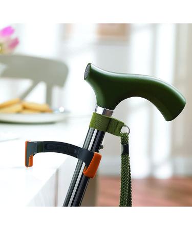 HealthSmart Vivi Bridgit Cane Rest Holder - Keeps Cane Secure - Small & Compact - Orange - Buy Online on GoSupps.com