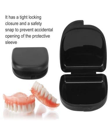 Mouthguard Cover & Dental Retainer Case - 3pcs Black Snap-On Protective Cases for Safe Storage | International Shipping - Buy Online on GoSupps.com