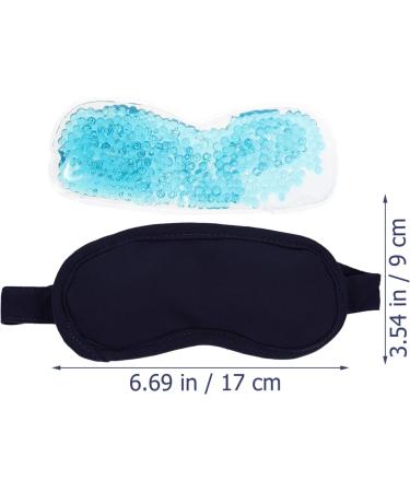MAGICLULU Gel Eye Mask Set - Adjustable Light Blocking Eye Cover for Puffiness Relief Relaxation & Compression - Perfect Ice Eye Pillow & Blindfold - Buy Online on GoSupps.com