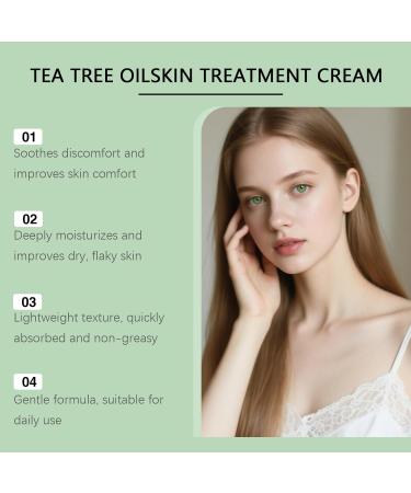  Generisch Set of 2 tea tree oil creams for women natural cosmetics for the care of impure skin for all skin types - Buy Online on GoSupps.com