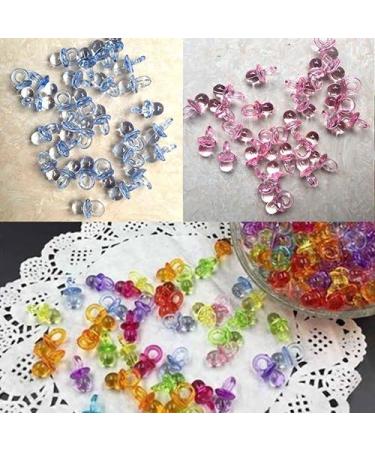 Bodhi2000 Mini Pacifiers - 50 Pack Acrylic Blue for Baby Shower | One Size - Perfect Newborn Gift - Buy Online on GoSupps.com
