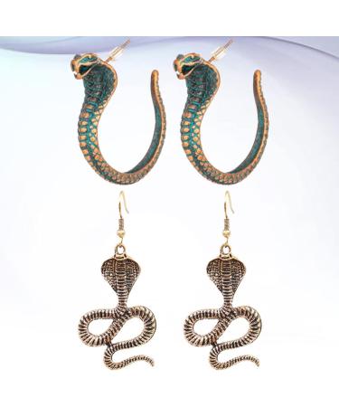 SOIMISS 4 Pairs Earrings Earring Cuffs for Women Earings for Women Long Silver Eardrop Popularity Miss - Buy Online on GoSupps.com