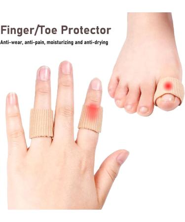 3Pcs Silicone Toe Protection Tubes - Cutable Gel Cushions for Corns & Calluses (S M L) - Buy Online on GoSupps.com