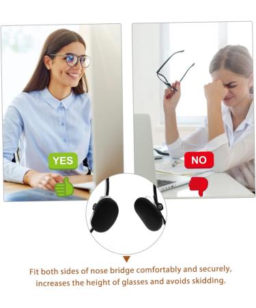 Gleavi 20 Pair Myopia Frame Nose Pads - Thin Silicone Ear Pads for Glasses Repair & Gentle Protection - Air Pillow Gel Sunglasses Tools - Buy Online on GoSupps.com