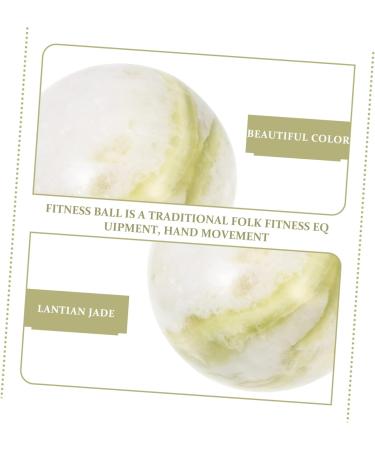 Tovinanna 2 Sets Gymnastics Balls - Jade Health Balls for Exercise Foot Massage & Stress Relief Gifts for Seniors - Buy Online on GoSupps.com