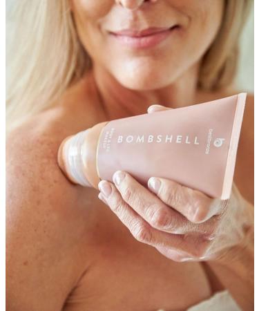 Bronze Bombshell Body and Leg Makeup 3.4 Fl. Oz. (N8 Medium Natural) - Full Coverage Foundation and Concealer for Scars, Bruises, Tattoos, Vitiligo - Buy Online on GoSupps.com