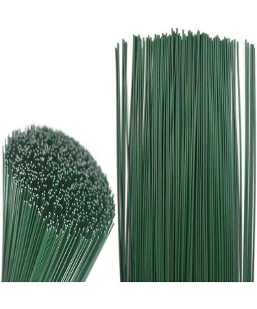 200 Pcs 16 Inch Dark Green Floral Stem Wire - Ideal for DIY Bouquet Making and Crafts - Buy Online on GoSupps.com