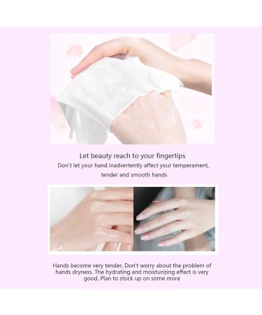 Hand Peel Mask 5Pcs Lavender Moisturizing Gloves Hand Mask Moisturizing Repair Skin for Dry Rough Hands - Perfect Daily Hand Care Treatment Get Soft Smooth Hands - Buy Online on GoSupps.com