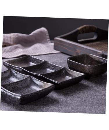 Milisten 4 Pcs Ceramic Appetizer Plate Pinch Bowl Snacks from Japan Appetizer Plates Soy Dipping Bowl Prep Bowl Dipping Cups Compartment Sauce Plate Food Sauce Dish Saucer Japanese-Style 13*8.9*2.5cmx2pcs As Shownx2pcs - Buy Online on GoSupps.com