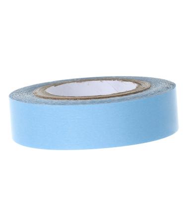 FRCOLOR 1 Roll Wig Film Double Sided Wig Tape Lace Front Wig Tape Hair Extension Tape Hair Bands Hair Wig Tape Hair Glue for Lace Wigs Lace Wig Tape Strips Bald Cap Adhesive Tissue 4.70X4.70X1.30CM Blue