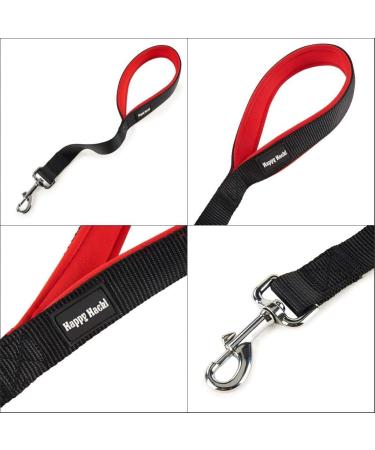 Soft Padded Dog Leash for Easy Control - Black, L 46CM/18.1in Length - Buy Online on GoSupps.com