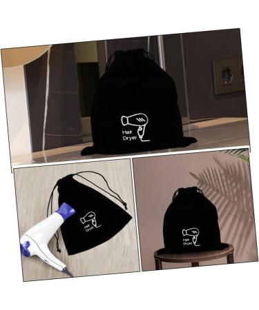 SKISUNO 4pcs Flannel Hair Dryer Bag Velour Portable Blow Dryer Bag Travel Bag for Blow Dryer and Hair Tool - Buy Online on GoSupps.com