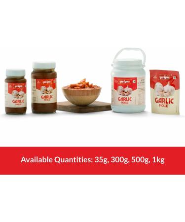 Priya Garlic Pickle 300g - Buy Online on GoSupps.com