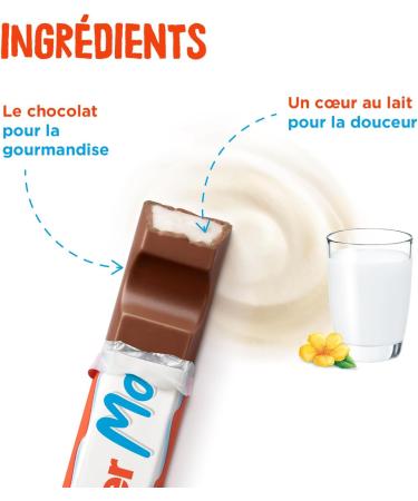 Kinder Maxi - Chocolate Bar with Melting Milk Heart Coated with Kinder Chocolate - Family Size - 36 Bars - Buy Online on GoSupps.com